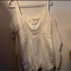 House of CB Cream Corset-Style Mini Dress